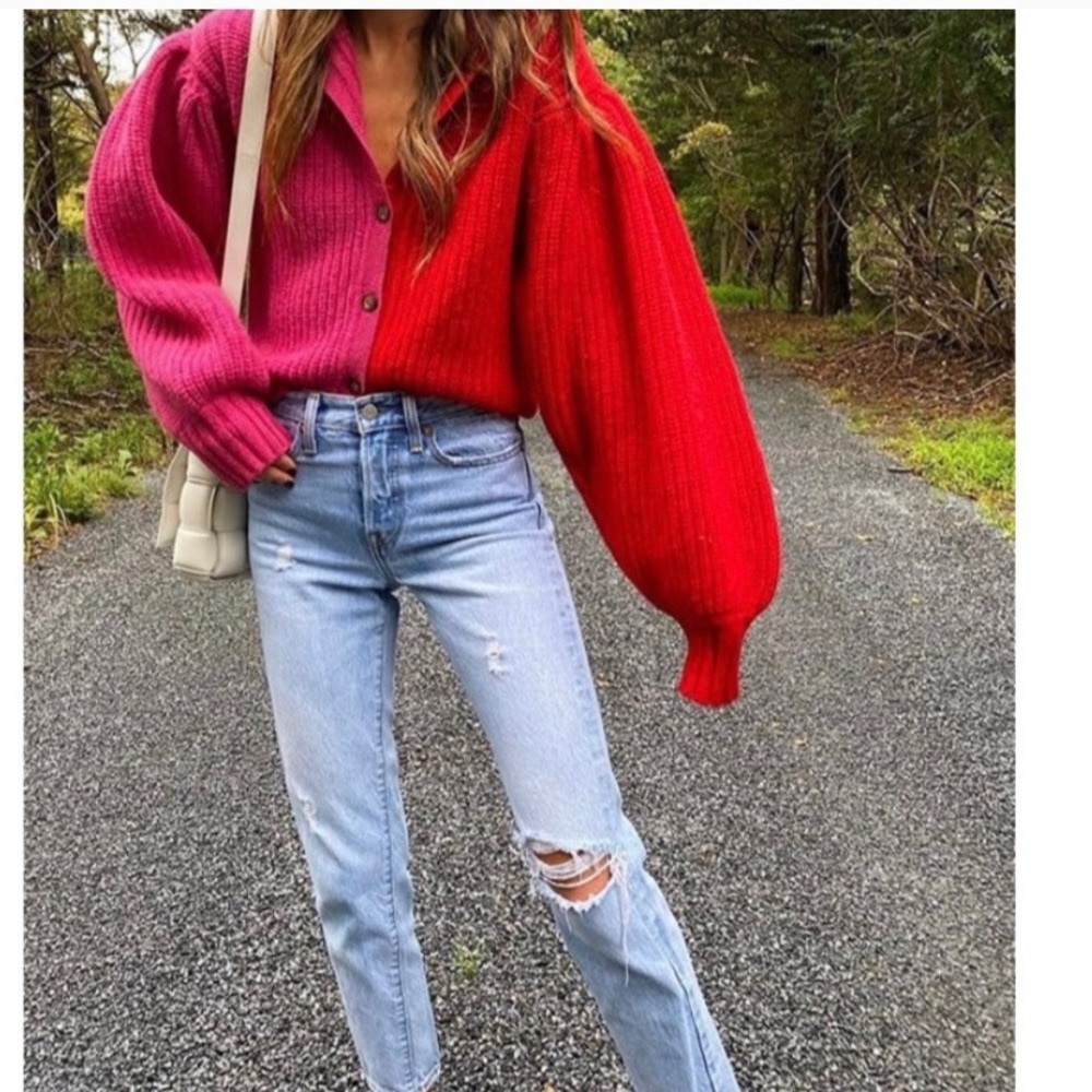 LEVI’S straight leg mom jean Wedgie Icon Selvedge Jeans in Desert Delta